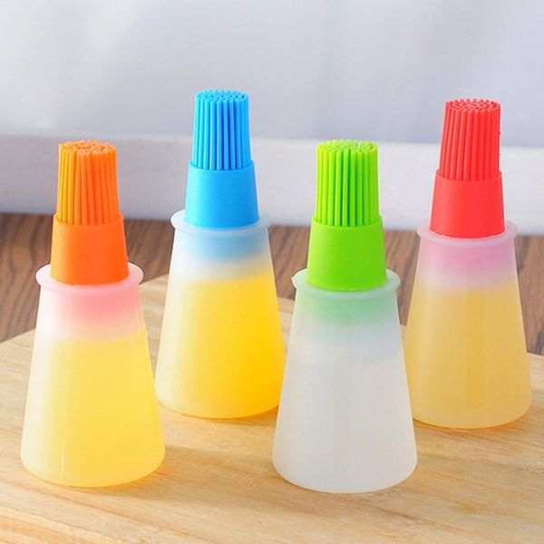 

tools & accessories barbecue brush high temperature resistance silicone bread pastry liquid oil pen tube bbq cooking tool home supply