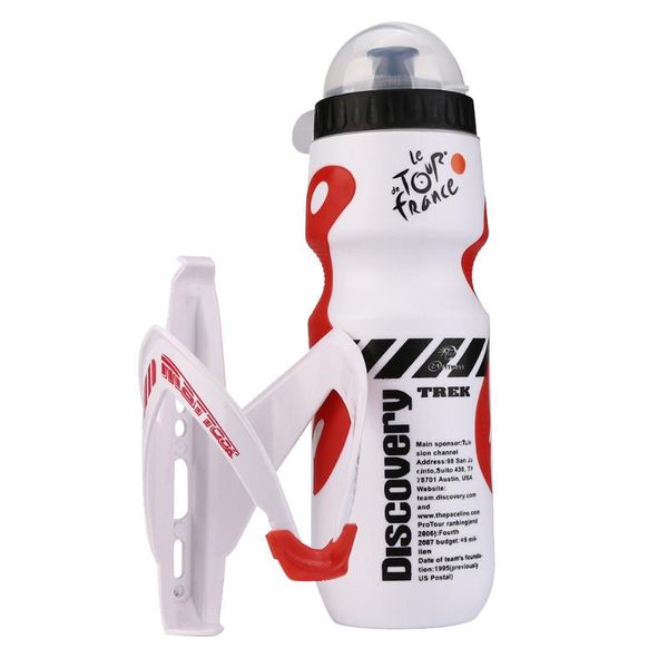 

water bottles & cages bicycle waterbottle mountain road bike bottle outdoor cycling kettle portable with holder accessory 650ml #t5p