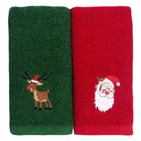 

towel 2pcs xmas face washing cloth christmas for man home bathroom woman