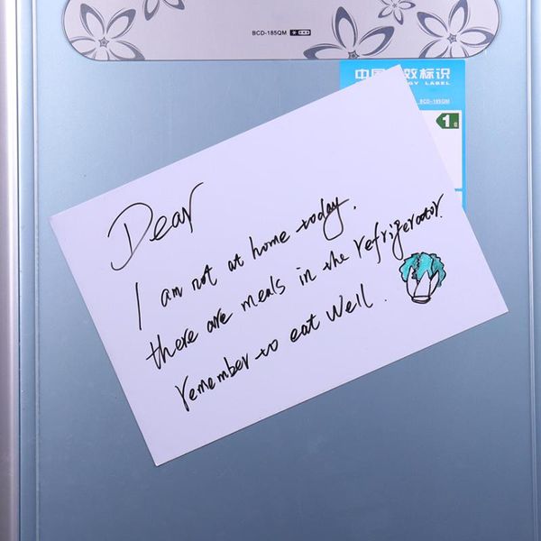 

whiteboards 1pc flexible fridge magnets whiteboard waterproof kids drawing message board magnetic refrigerator memo pad