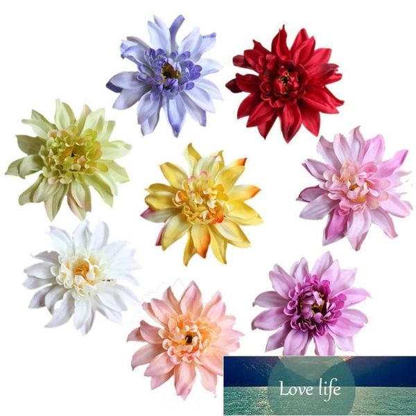 Testa da 10 cm, 20 pezzi di fiori di seta artificiale multicolore teste di gerbera finte, forniture per decorazioni di nozze, ghirlanda di fiori con fascia, polso