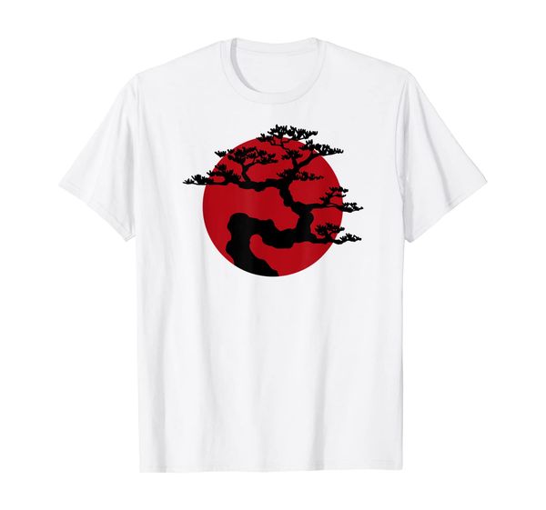 

miyagi karate bonsai t-shirt japanese style, White;black