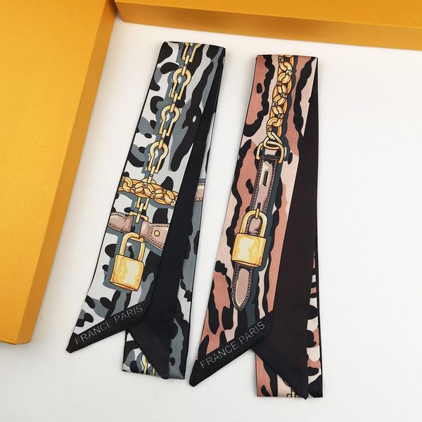 

wholesale fashion design women scarf printing printed handbag scarfs neckties hair bundles polyester material as gift, Blue;gray