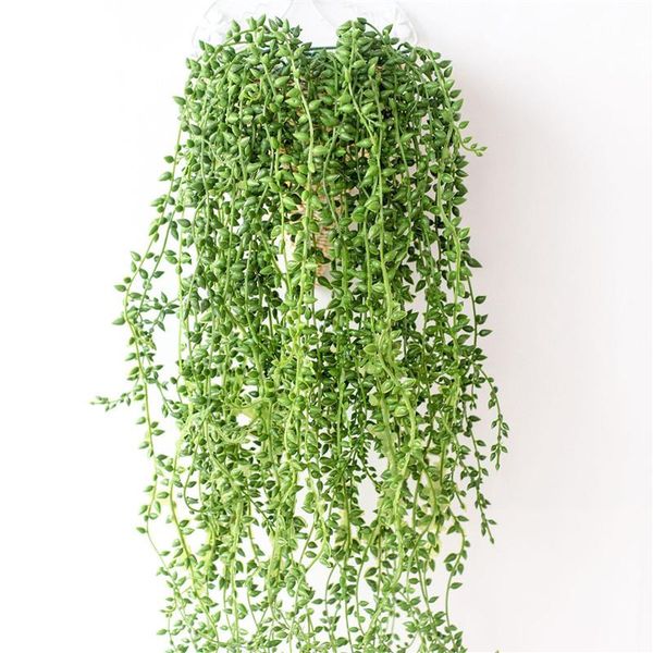 

decorative flowers & wreaths artificial plants vines wall hanging simulation rattan leaves branches green plant ivy leaf home wedding decora