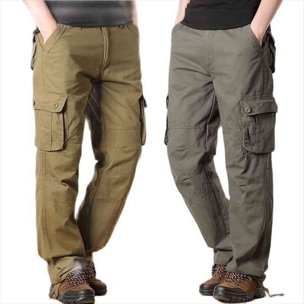 

fashion cargo casual military women pant cotton loose baggy trousers tactical plus size streetwear clothing, Black