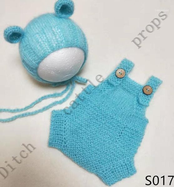 

born pography props, pants + hats, mohair woven clothing1, Yellow