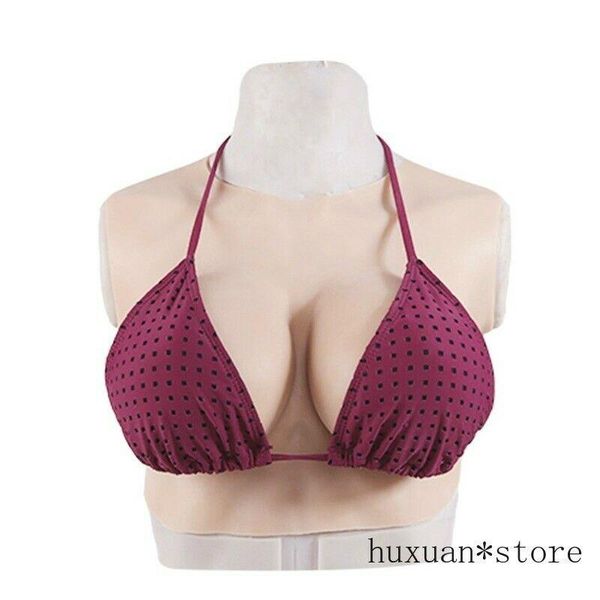 

women's shapers g cup silicone fake breast form realistic soft boobs skin crossdresser transgender queen transvestite mastectomy, Black;white