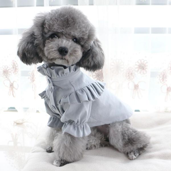 

dog apparel spring autumn shirt cat puppy small costume outfit yorkshire pomeranian maltese poodel bichon schnauzer clothing