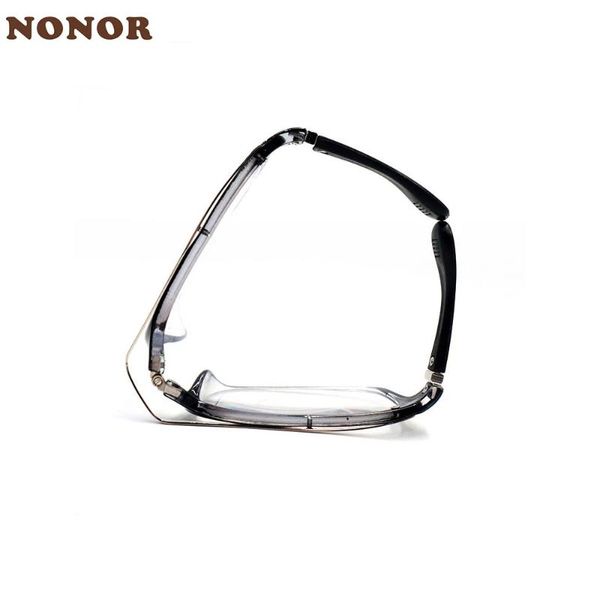

sunglasses nonor tr90 reading glasses wrist watch eyeglasses folding reader for men women fashion, White;black
