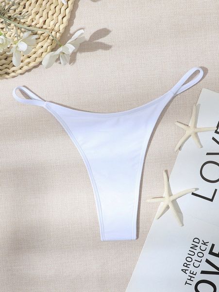 

thong bikini panty c1uv#, White;black