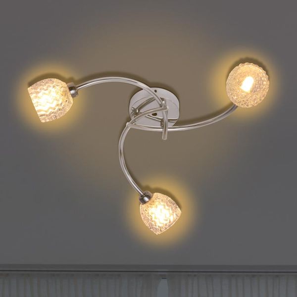 

pendant lamps 3 bulb ceiling spotlight modern lights pedant art decoration hanging chrome lamp bar dining kitchen living room