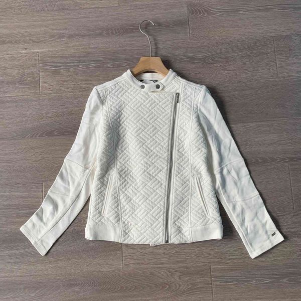 

ab0104 women's thick terry diagonal zipper cardigan et, Black;brown