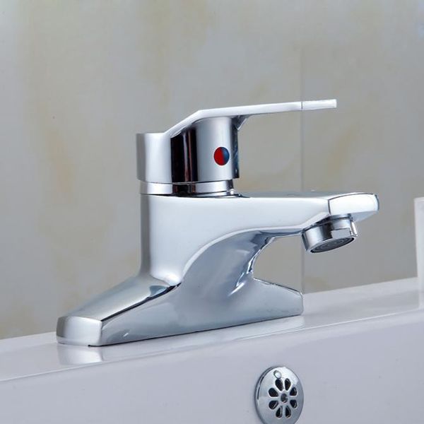 

bathroom sink faucets dual hole mixer tap with single handle basin faucet of zinc alloy water