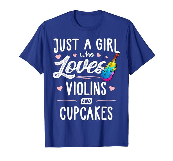 

Just A Girl Who Loves Violins And Cupcakes Gift Women T-Shirt, Mainly pictures