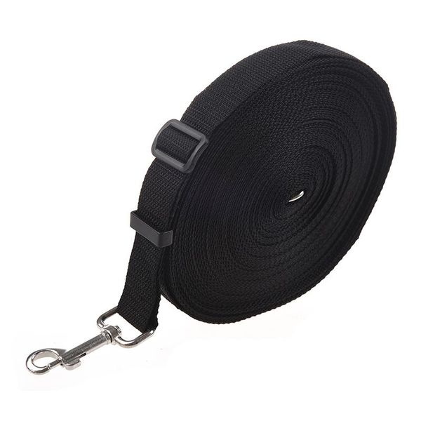 

dog collars & leashes black 20m long puppy pet training obedience lead leash