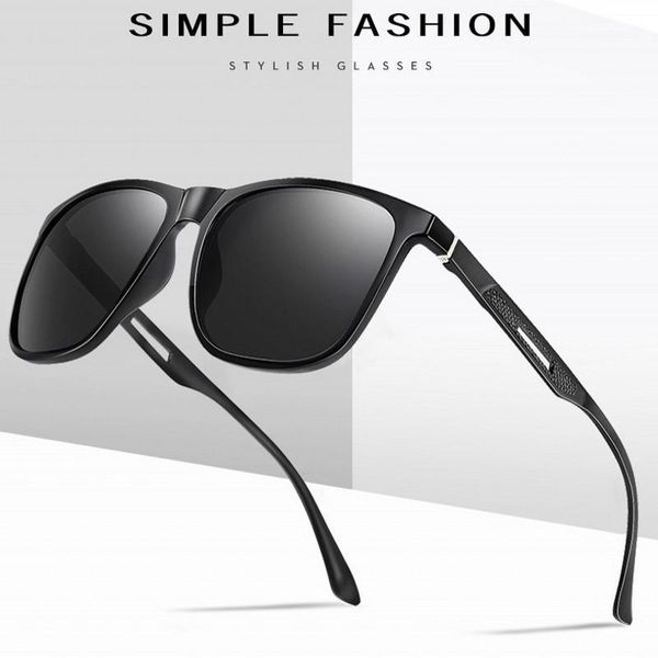 

sunglasses men polarized tr90 + aluminium sun glasses for vintage brand designer driving rays goggles uv400 oculos, White;black