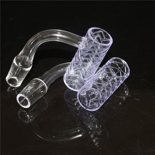 Raucherfarbe Quarz Banger 20mm Flat Top Eimer Nagel weiblich 14 mm 18 mm für Asche Cacthers Tupfer Rigglas Wasser Bongs