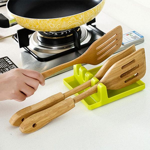 

kitchen storage & organization racks silicone cooking tools shelf spoon rest utensil spatula holder heat resistant shelves