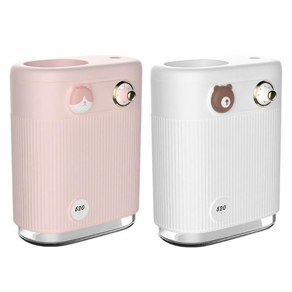 

essential oils diffusers 520ml knob air humidifier household purifying mist maker colorful light adjustable fog quantity for office home car