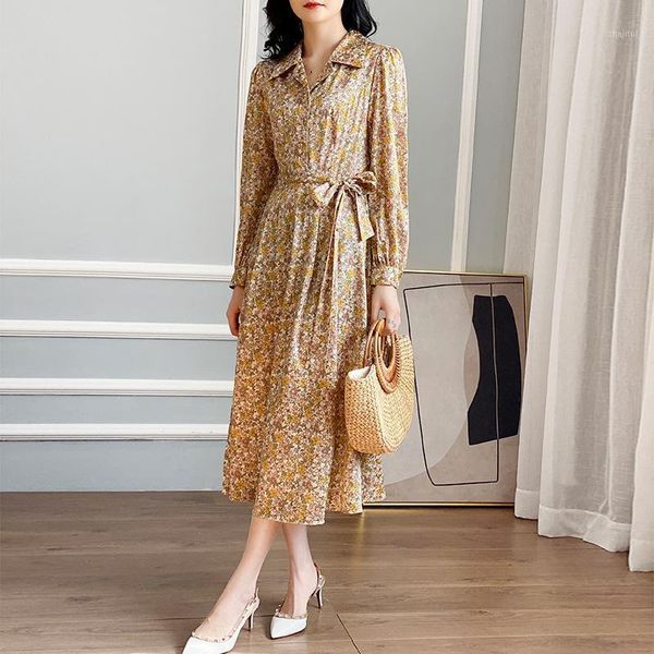 

two piece dress left designer silk jacquard women's 2021 spring high end floral skirt, White