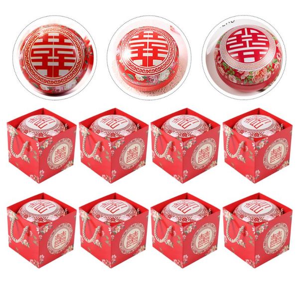 

gift wrap 10 sets festive chinese style wedding sweets tins boxes delicate candy
