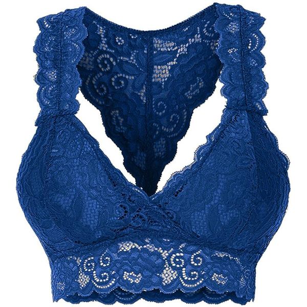 

bras fashsiualy lace large size underwear women 2021 vest crop wire lingerie v-neck s-3xl breathable, Red;black