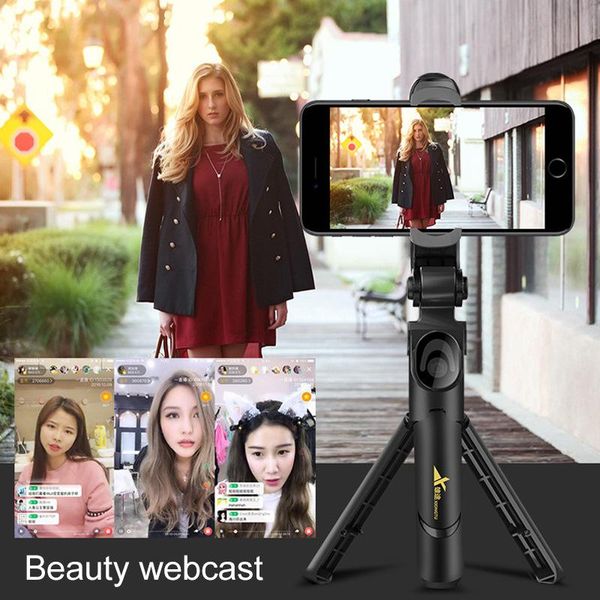 

selfie monopods multi-function live broadcast mobile bluetooth pole tripod lfx-ing