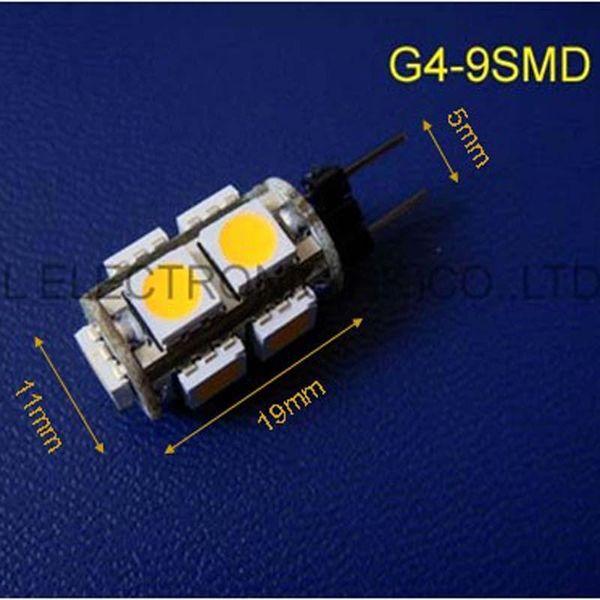 

bulbs dc12v g4 led crystal lights decorative light 12vdc lamps gu4 12v 5pcs/lot
