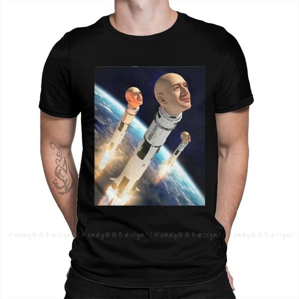 

men's t-shirts men clothing nft crypnk yabc t-shirt jeff bezos space tour o neck shirt fashion short sleeve, White;black