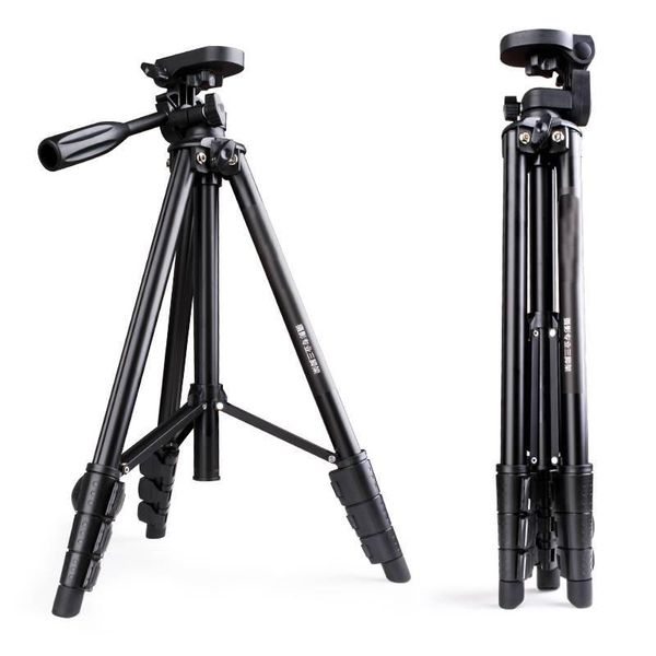 

tripods 3-way head tripod light weight kit for phone camera camcorder tiktok facebook live broadcast canon sony nikon