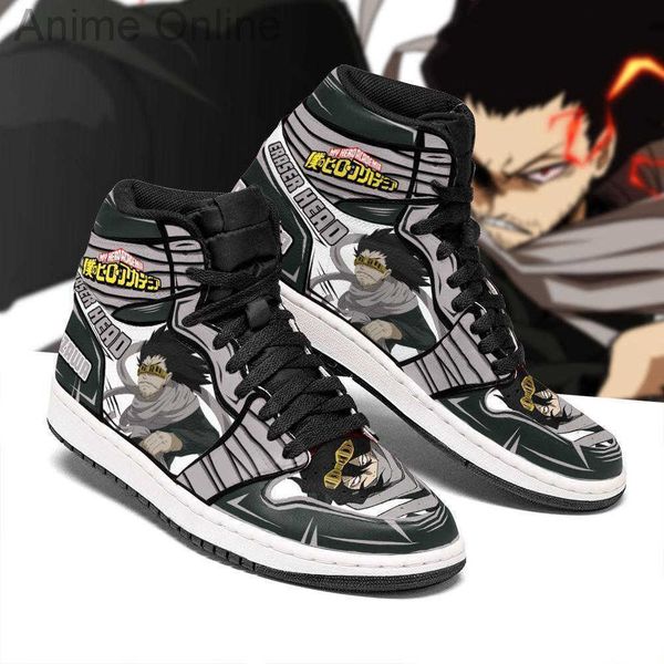 

academia my hero anime shoes cartoon diy breathable casual sneakersb56ackbl
