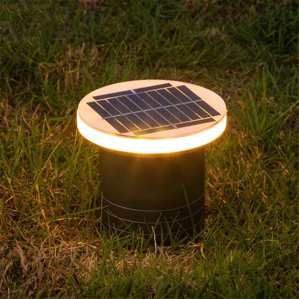 

solar lamps 5pcs outdoor led underground light pathway lawn buried lights 2/3w landscape recessed in ground