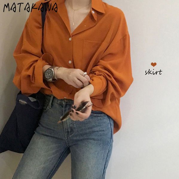 

turn-down collar long-sleeved women blouses lantern sleeve shirt female retro outer wear spring blusas de mujer 210506, White