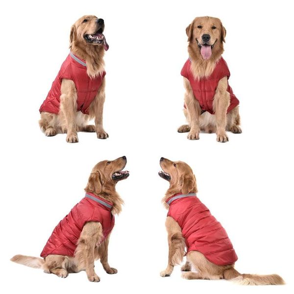 

dog apparel est clothes vest-like pet cotton jacket for medium large sized dogs