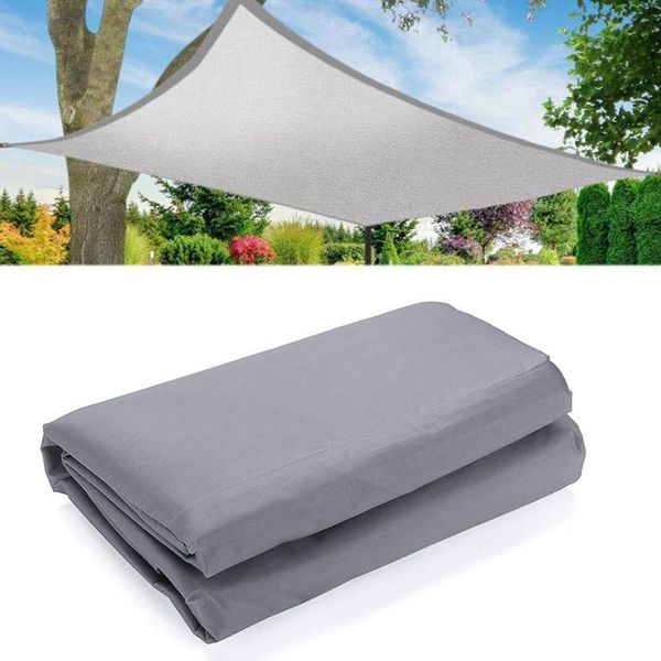 

shade waterproof grey sun canopies 4x5/6/7m outdoor camping hiking yard garden patio shelters cover canopy block cloth
