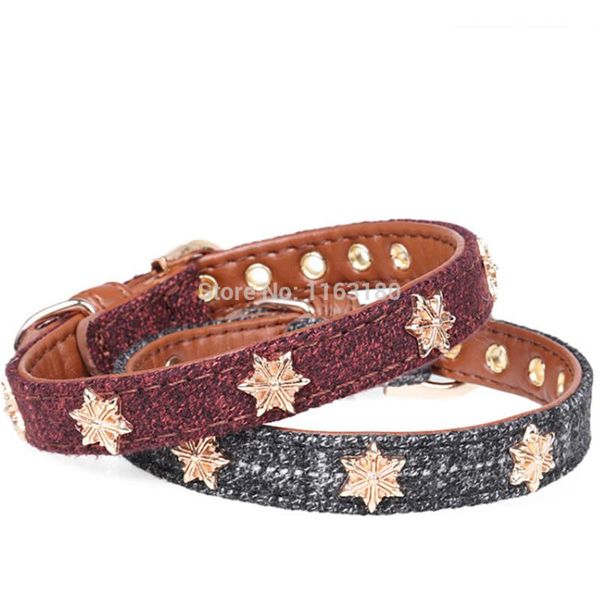 

36pcs/lot cute dog collar for large dogs pet product puppies and kittens small collars in & leashes