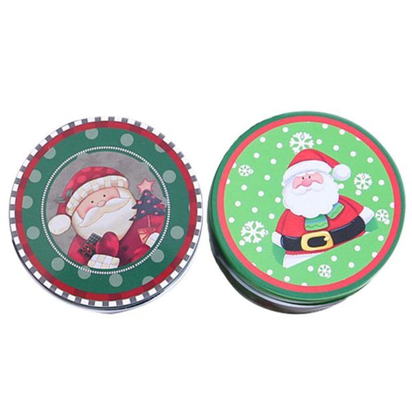 

gift wrap 2pcs round tinplate iron boxes adorable candy jars christmas cookie