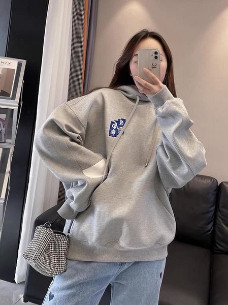 

men's hoodies & sweatshirts 22ss logo embroidery 100% cotton eu size ader error men women streetwear autumn winter skateboard, Black