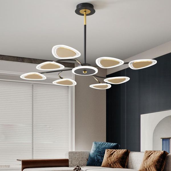 

pendant lamps home light led gold frame fixture golden copper hanging lamp bedroom loft decoration creative living dining room