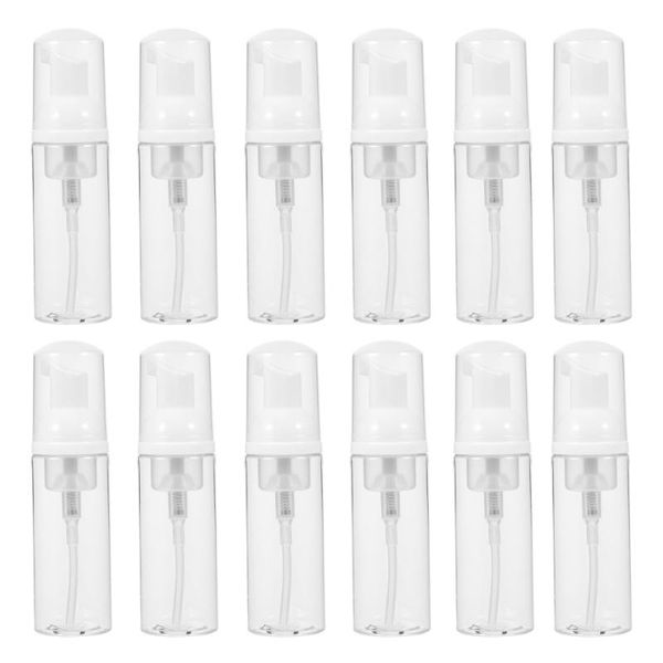 

12pcs 60ml foaming bottles travel portable lotion dispenser storage & jars