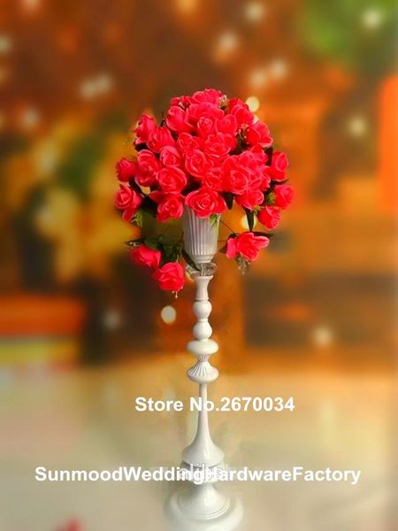 

crystal acrylic diamond with mental wedding centerpieces party decoration