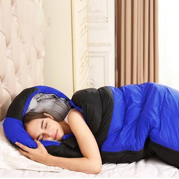 

sleeping bags 800g white duck down bag camping envelope for winter outdoors