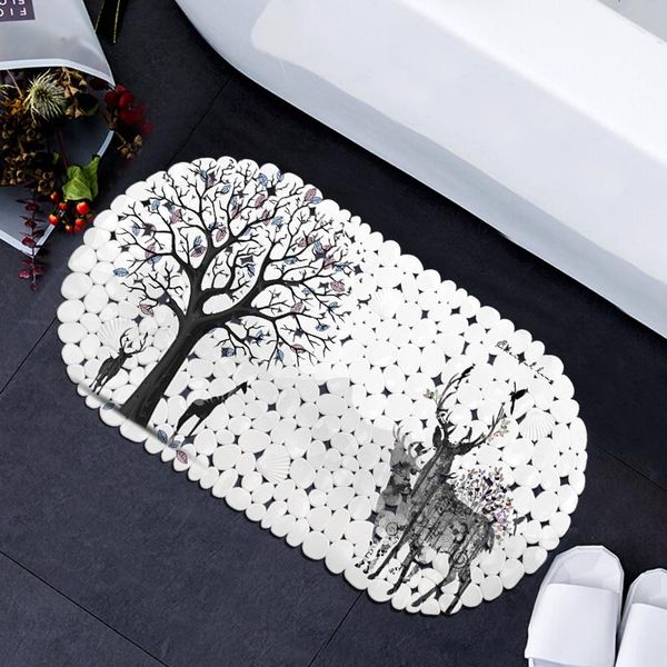 

bath mats pvc shower mat nonslip floor elks anti-slip bathroom