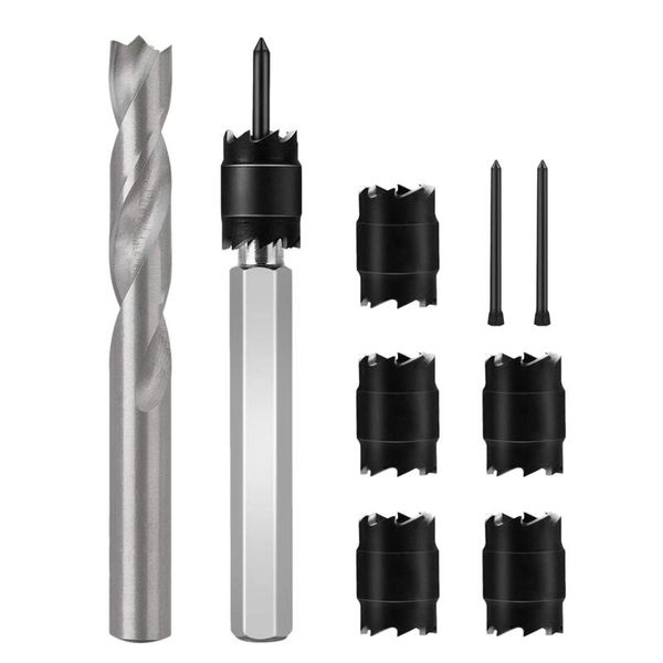 

professional drill bits 9pcs spot weld cutter kit punch remover panel separator for power welding auto body work toolset