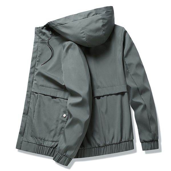 

jacket men's casual hooded slim outerwear fall fashion bomber jacket men's street hip hop brand jacket size m~4xl, Black;brown