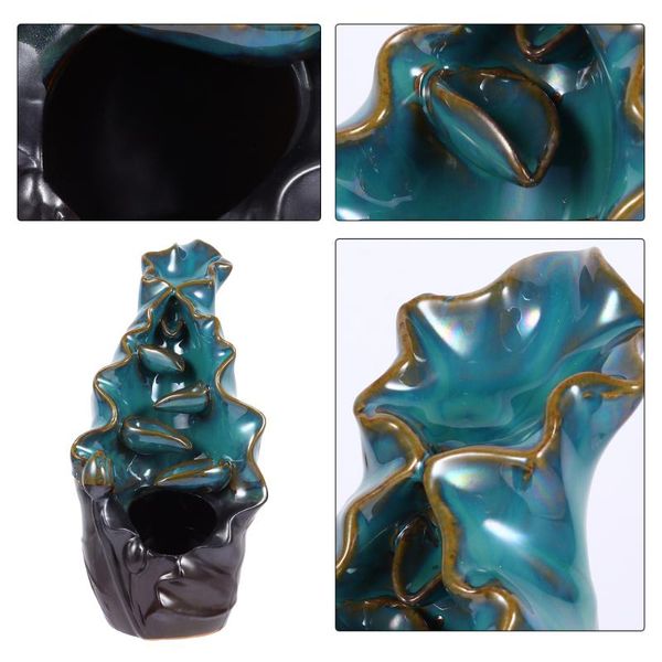 

fragrance lamps ceramics backflow waterfall incense burner holder