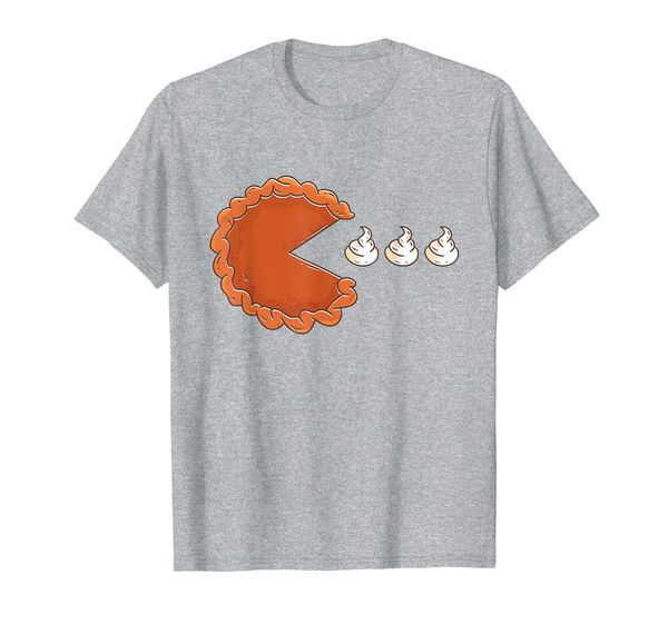 

Pumpkin Pie Whipped Cream Thanksgiving Day Retro Video Game T-Shirt, Mainly pictures