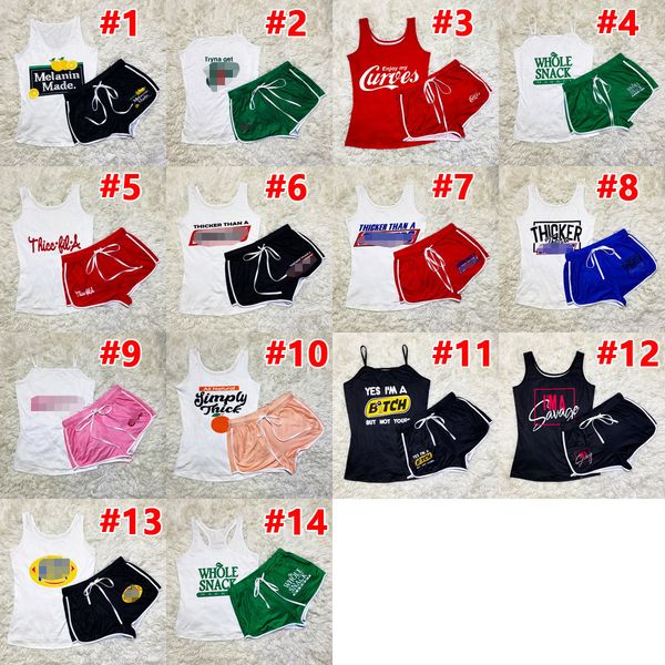 

plus size women tracksuit two pieces set designer 2021 new womens printed suspender shorts set yoga pants set 009, Gray