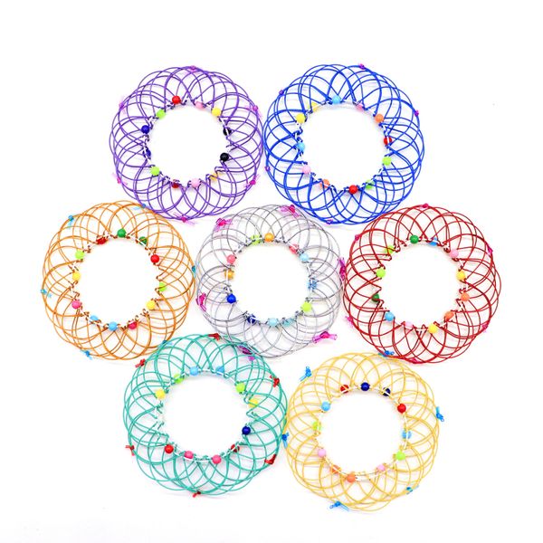 

fidget toys magic steel iron ring decompression flexible basket soft magical toys anti stress kids gifts juguetes