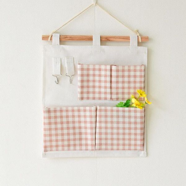 

hanging storage bags with hook up 4 pocket multifunction wall bag multilayer
